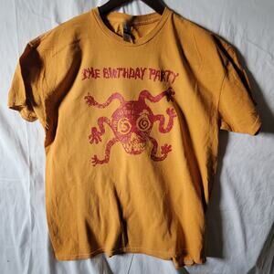 the Birthday Party band   t shirt size   xl burnt orange